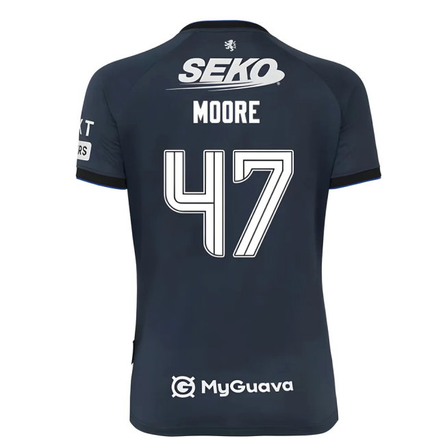 2025-2026 Rangers Third Shirt - Womens (Moore 47)-SoccerKits Hub | Buy Soccer Jerseys Online